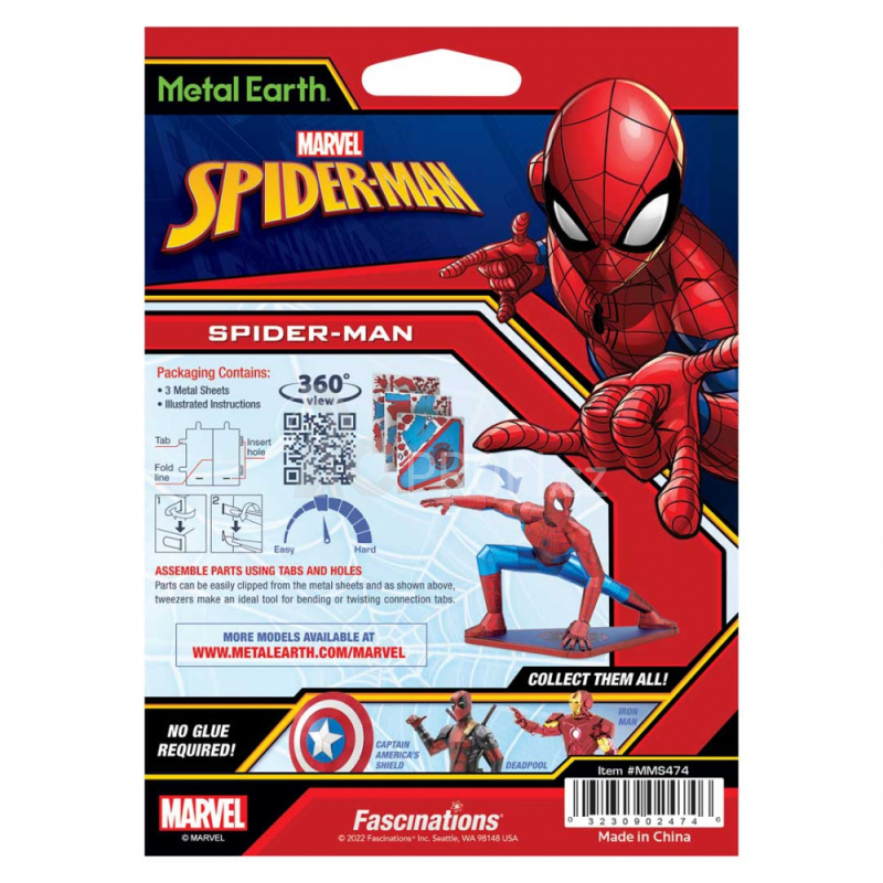 Ocelová stavebnice Marvel Spider-Man