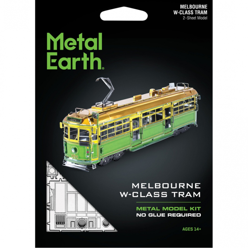 Ocelová stavebnice Melbourne W-class tram