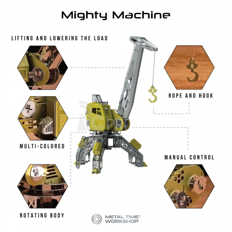 Ocelová stavebnice Mighty Machine