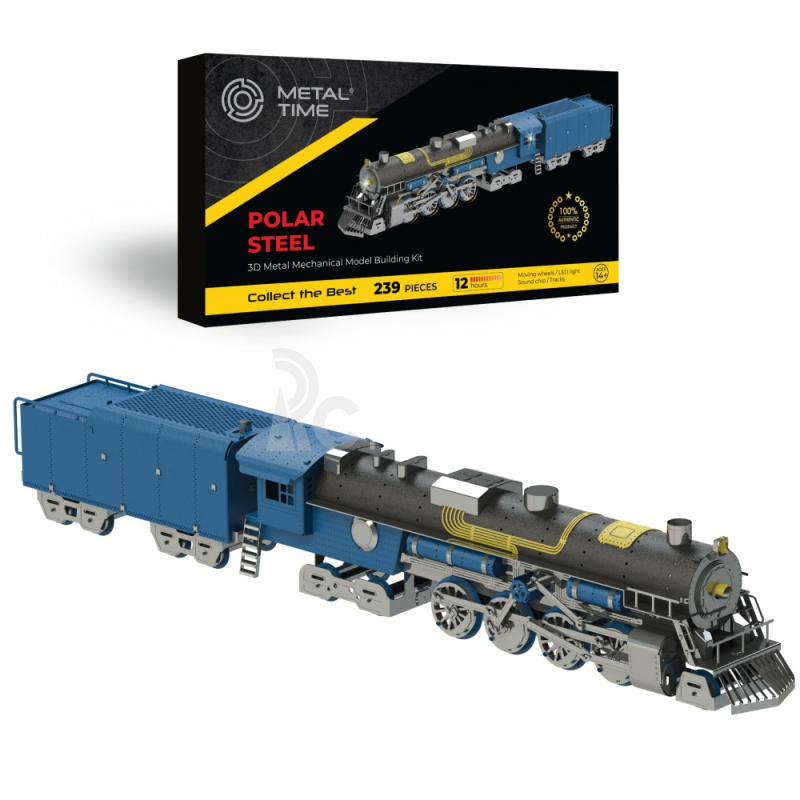Ocelová stavebnice Polar Steel, barevná verze