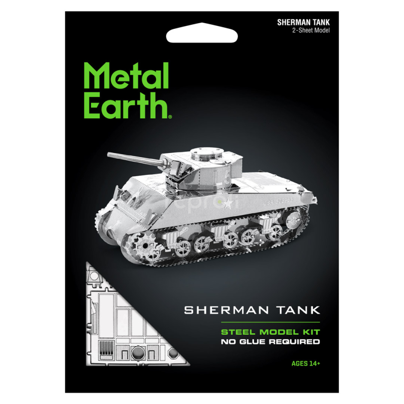 Ocelová stavebnice Sherman Tank