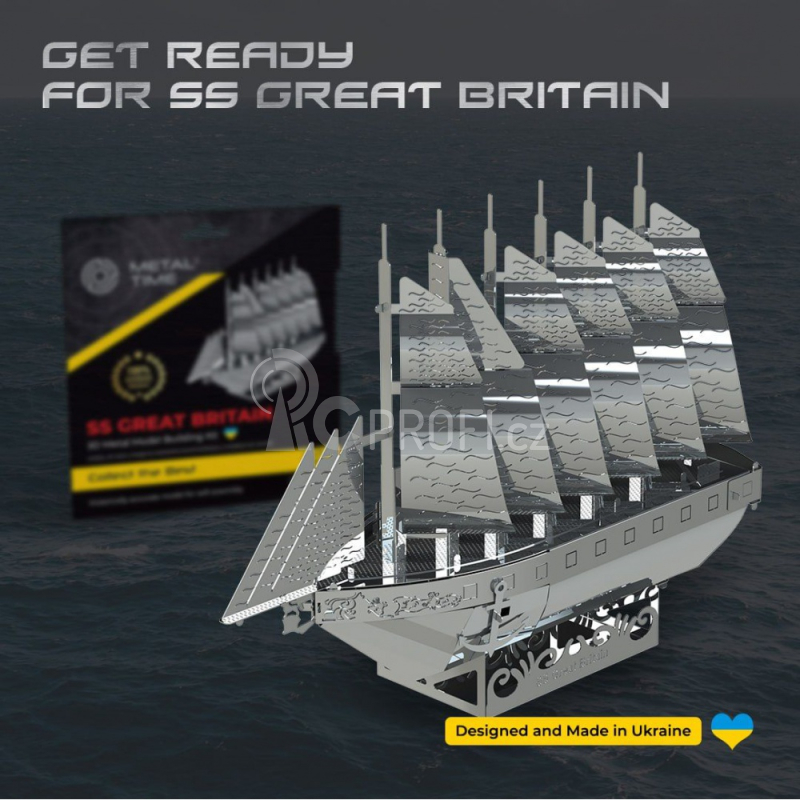Ocelová stavebnice SS Great Britain