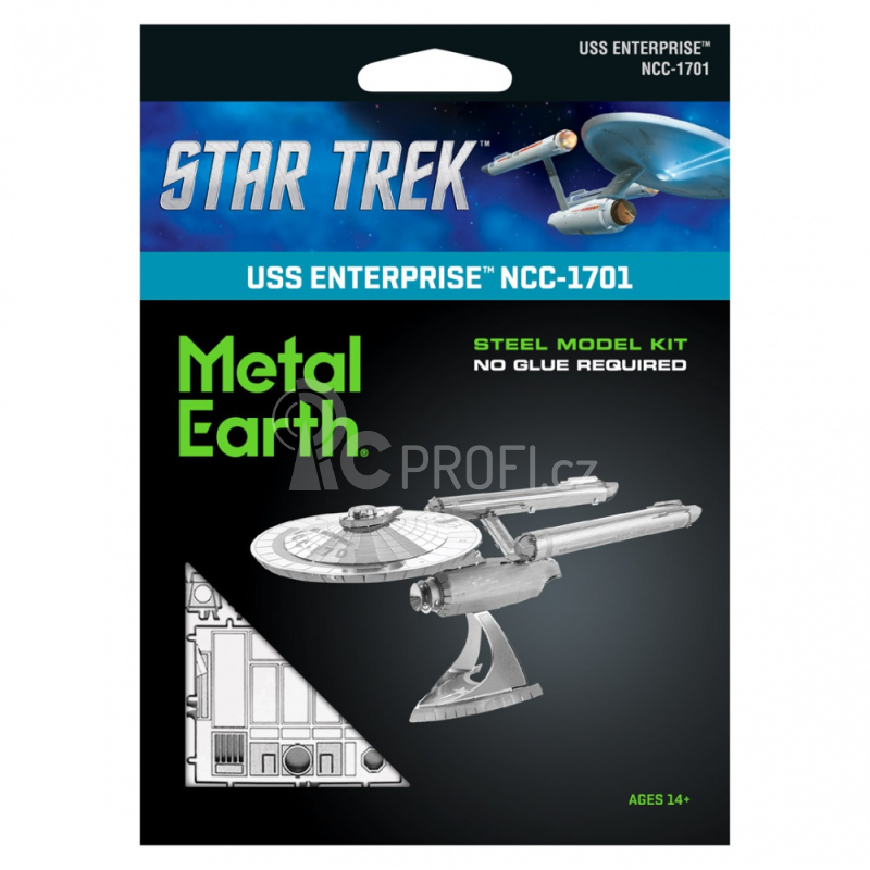 Ocelová stavebnice Star Trek NCC-1701