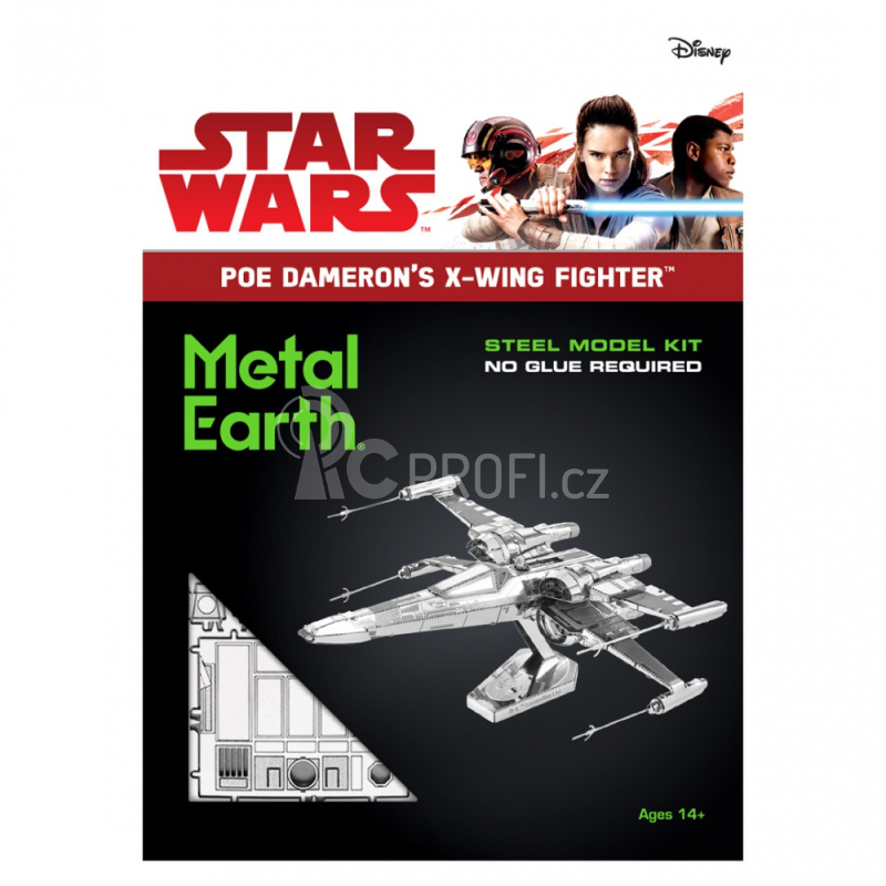 Ocelová stavebnice Star Wars EP 7 PD stíhačka X-Wing