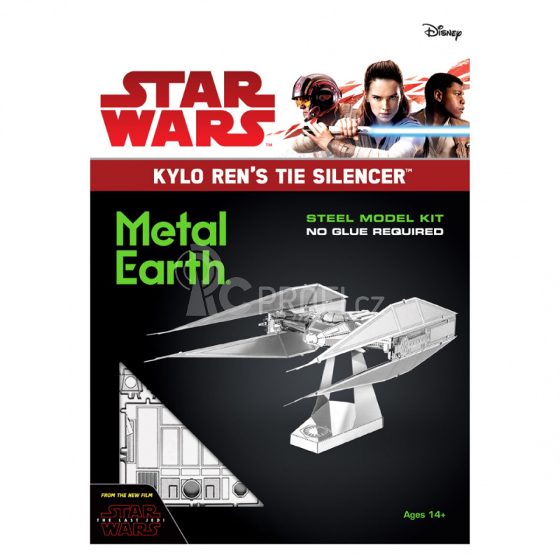 Ocelová stavebnice Star Wars EP 8 Kyle Ren's TIE Silencer