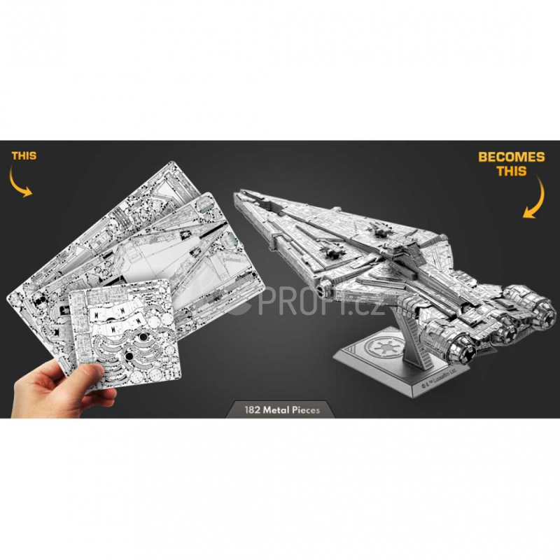 Ocelová stavebnice Star Wars Imperial Light Cruiser