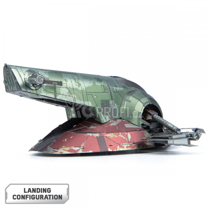 Ocelová stavebnice Star Wars Mandalorian Hvězdná stíhačka Boba Fetta