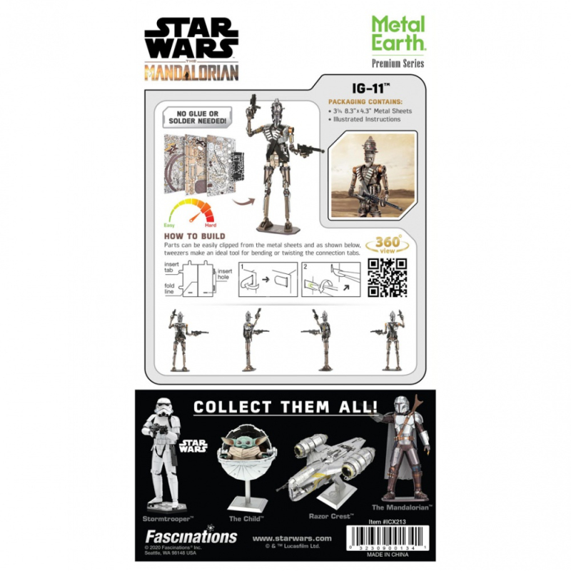 Ocelová stavebnice Star Wars Mandalorian IG-11™