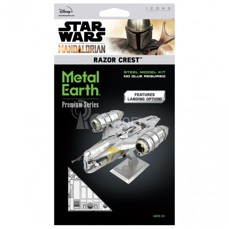 Ocelová stavebnice Star Wars Mandalorian Razor Crest