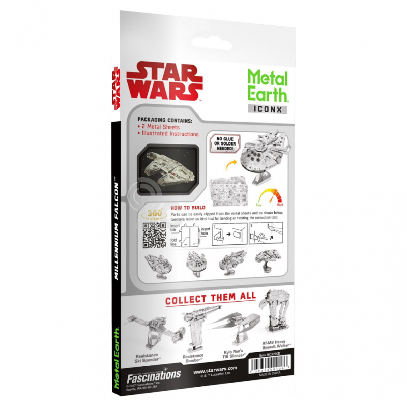 Ocelová stavebnice Star Wars Millennium Falcon 