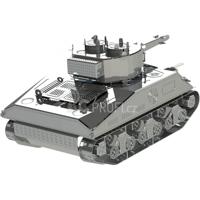 Ocelová stavebnice tank M4 Sherman