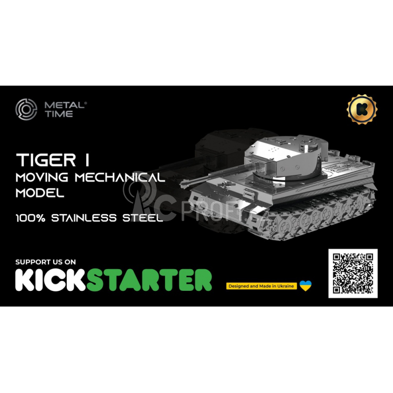 Ocelová stavebnice tank Ponderous Panzer