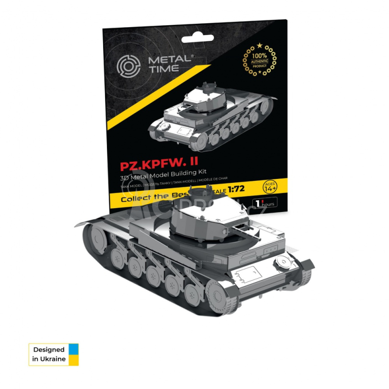 Ocelová stavebnice tank Pz.Kpfw. II