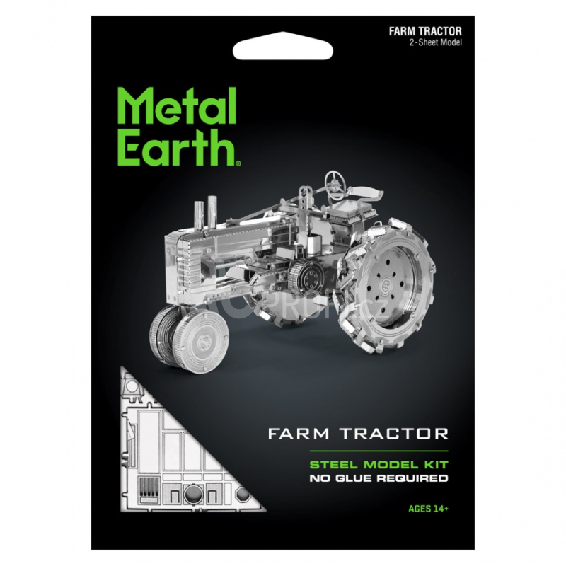 Ocelová stavebnice Traktor John Deere Model B