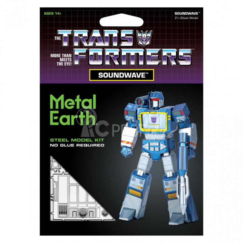 Ocelová stavebnice Transformers Soundwave