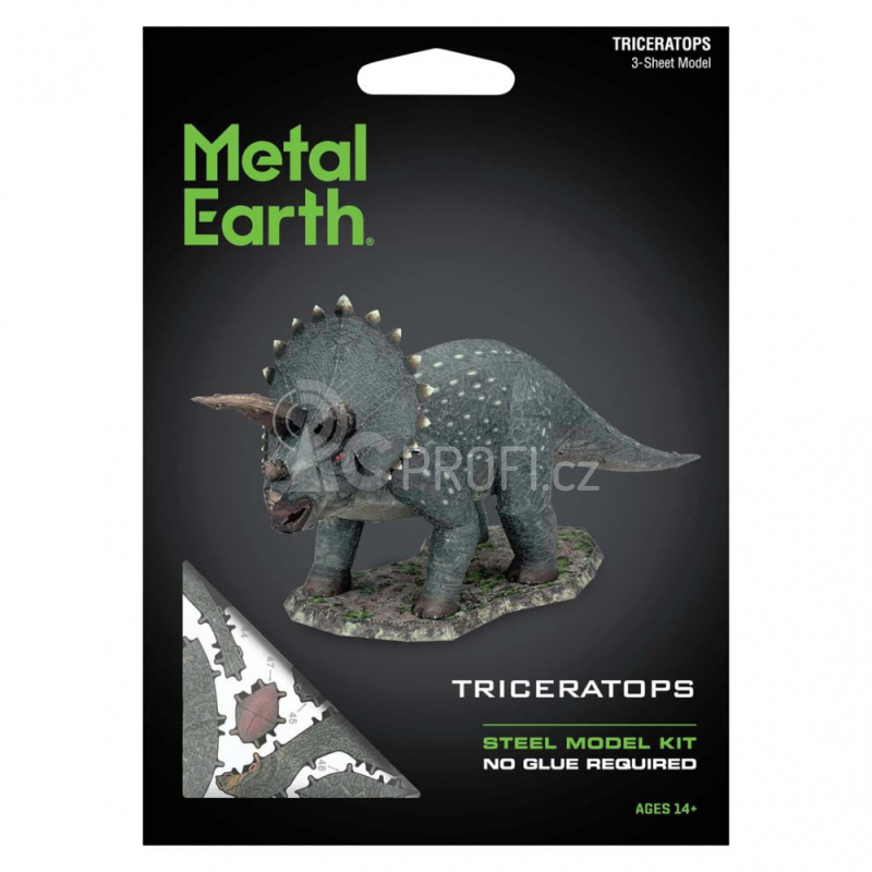 Ocelová stavebnice Triceratops