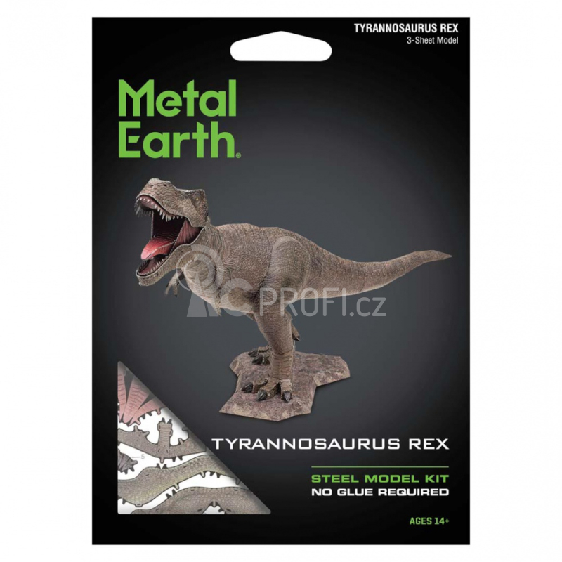 Ocelová stavebnice Tyrannosaurus Rex