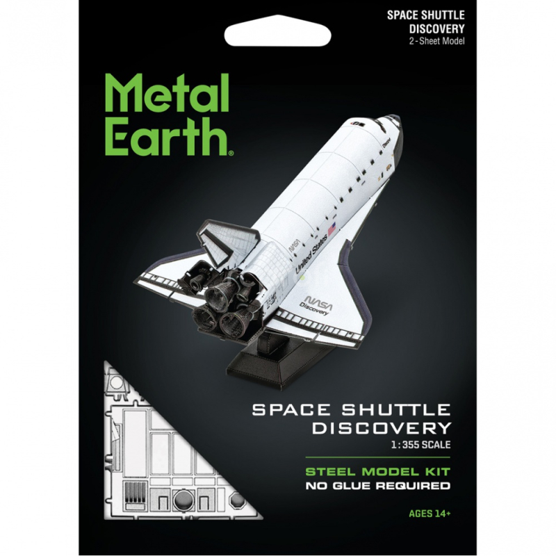 Ocelová stavebnice Vesmírný raketoplán Discovery