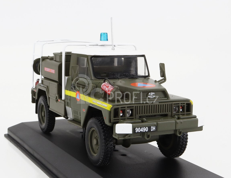 Odeon Acmat Tpk 4-35-c Tanker Truck Ccfm Securite Civile 1985 1:43 Vojenská Zelená