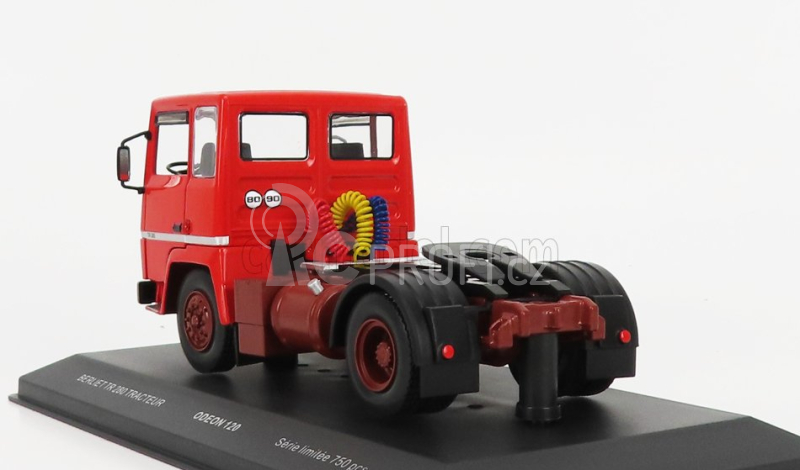 Odeon Berliet Tr280 Tractor Truck 2-assi 1978 1:43 Red
