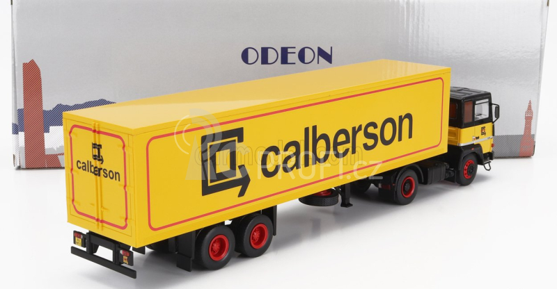 Odeon Berliet Tr280 Truck Telonato Calberson 1978 1:43 Žlutá Černá Červená