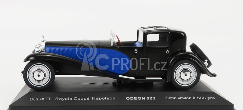Odeon Bugatti Royale Napoleon 1930 1:43 Černá Modrá
