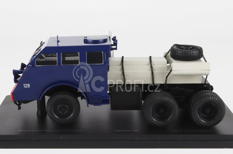 Odeon Pacific Tank M26 Tractor Truck 3-assi Bourgey Mountreuil 1944 1:43 Blue