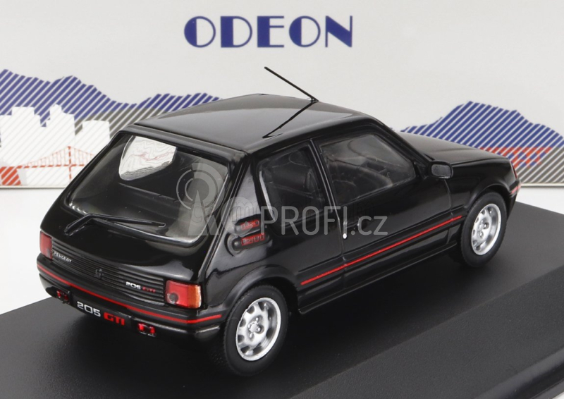 Odeon Peugeot 205 Gti 1.9 1988 1:43 Black