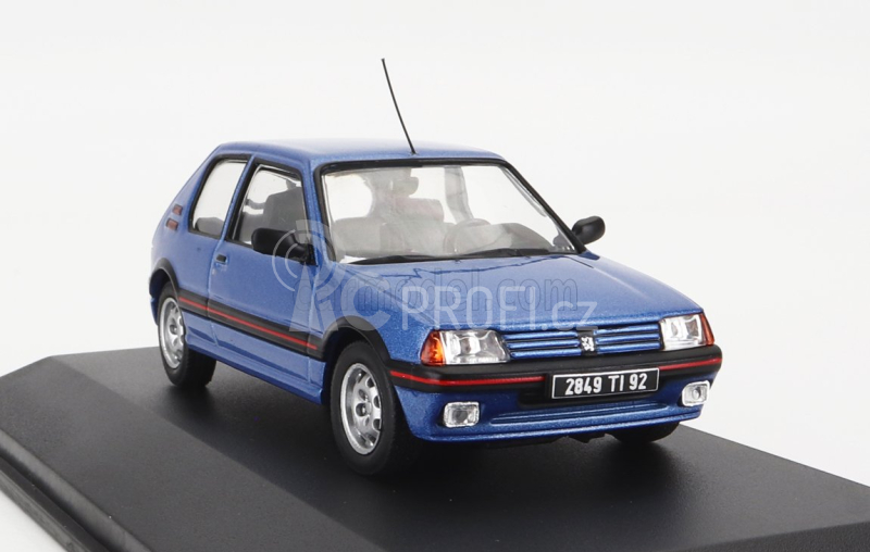 Odeon Peugeot 205 Gti 1.9 1988 1:43 Světle Modrá Met