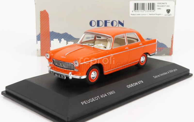 Odeon Peugeot 404 1960 1:43 Orange