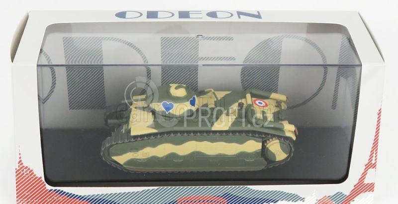 Odeon Renault B1 Bis Tank France 1940 1:43 Vojenská Kamufláž