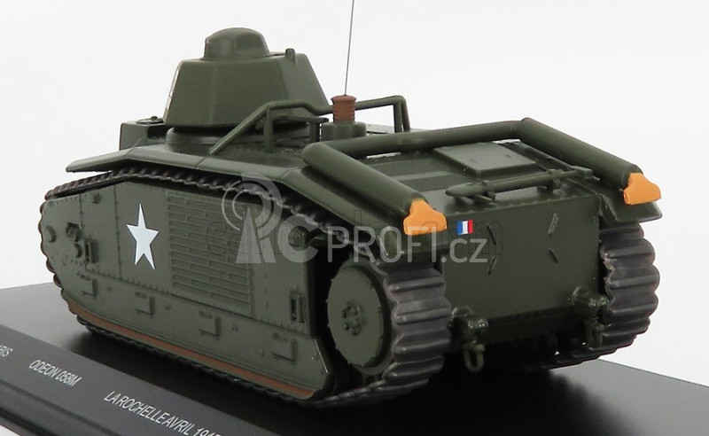 Odeon Renault B1 Bis Tank France 1945 1:43 Vojenská Zelená