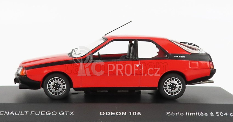 Odeon Renault Fuego Gtx 1985 1:43 Red