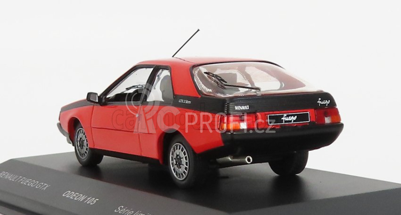 Odeon Renault Fuego Gtx 1985 1:43 Red