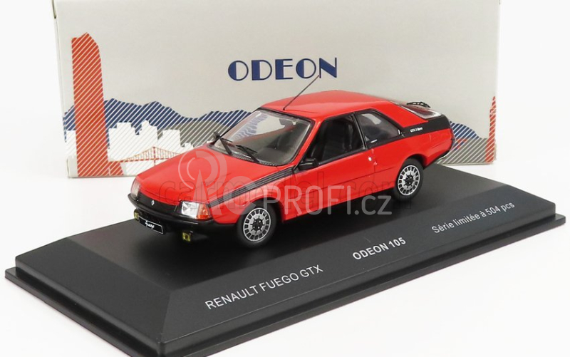 Odeon Renault Fuego Gtx 1985 1:43 Red