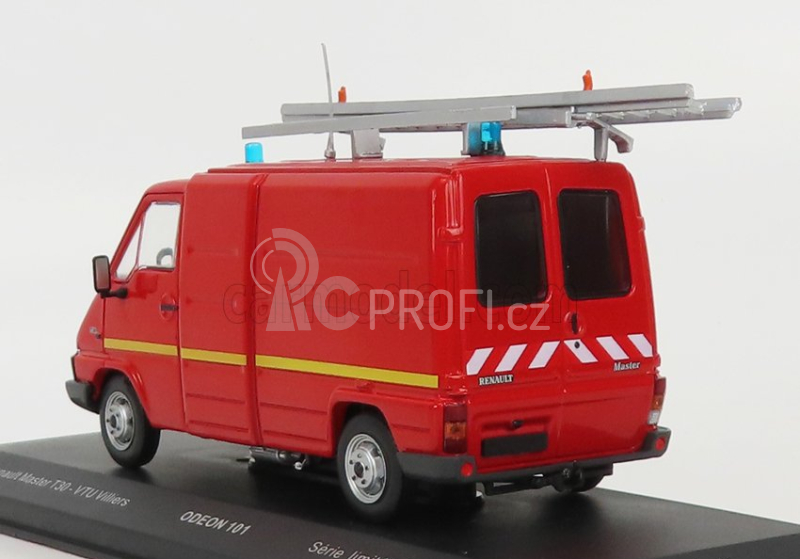Odeon Renault Master T30 Van Vtu Villiers Sapeurs Pompiers 1981 1:43 Red