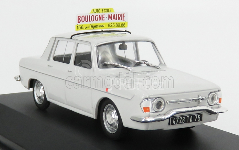 Odeon Renault R10 Auto Ecole Boulogne-mairie 1969 1:43 Světle Šedá