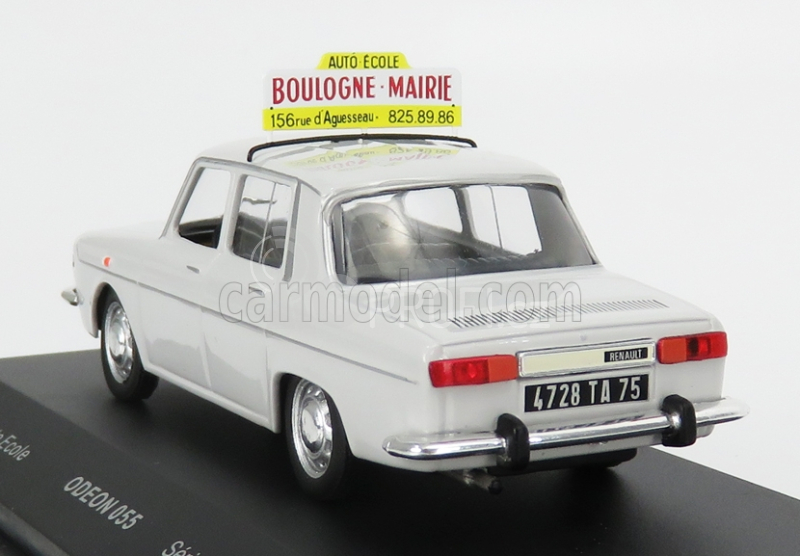 Odeon Renault R10 Auto Ecole Boulogne-mairie 1969 1:43 Světle Šedá