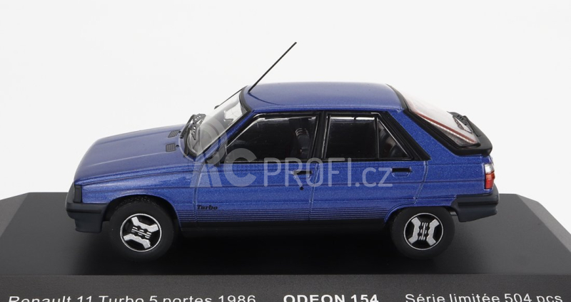 Odeon Renault R11 Turbo 1986 1:43 Blue