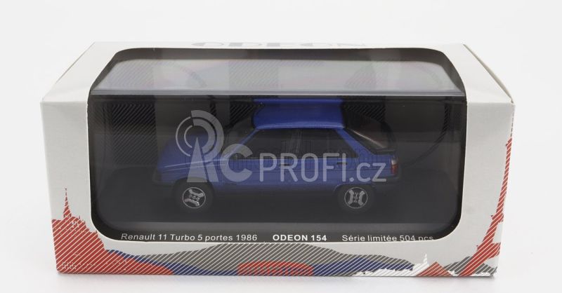 Odeon Renault R11 Turbo 1986 1:43 Blue