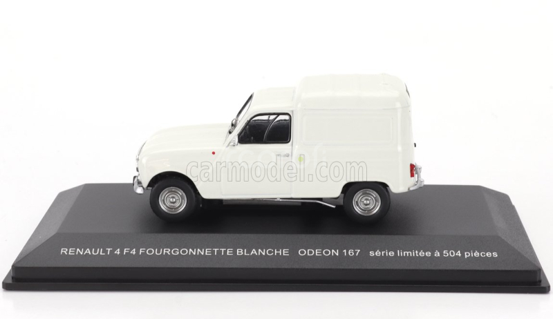 Odeon Renault R4 F4 Fourgonnette Van 1975 1:43 Bílá