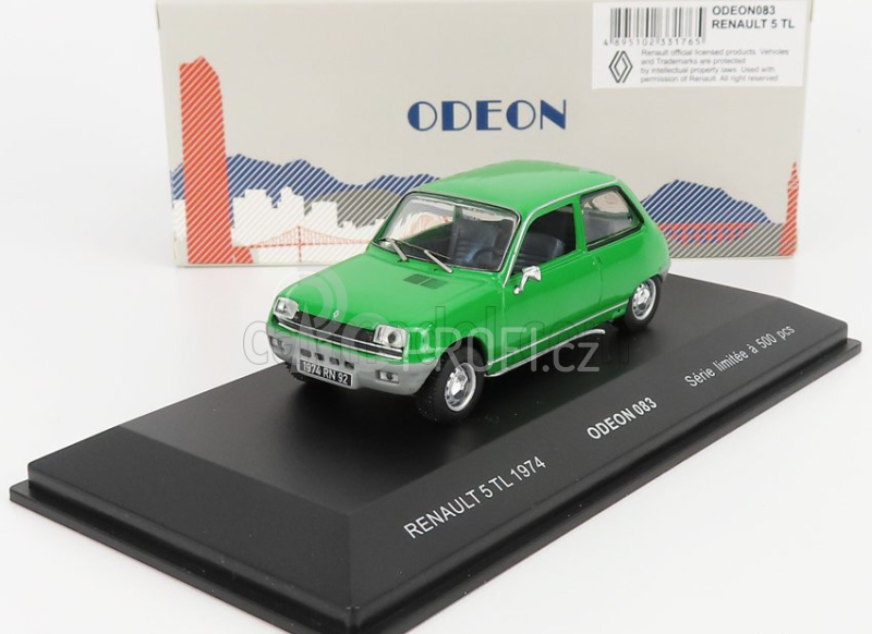 Odeon Renault R5 Ls 1974 1:43 Zelená