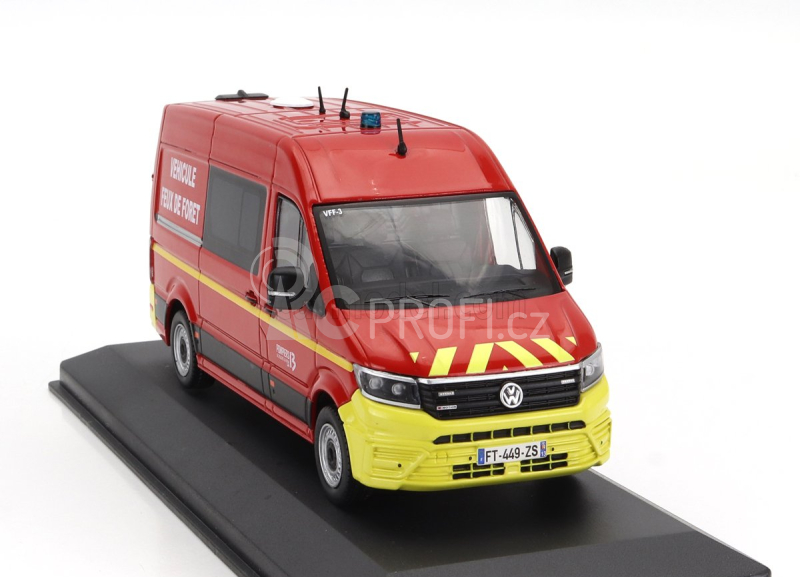 Odeon Volkswagen Krafter L2h2 Lambert Vff 13 Bouches De  Rhone Vehicule Feux De Foret Sapeurs Pompiers 2020 1:43 Červená Žlutá