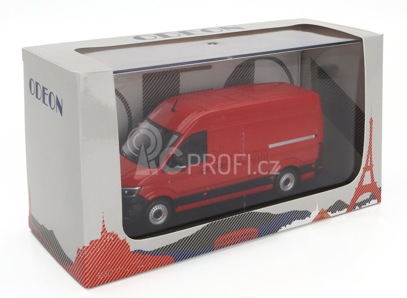 Odeon Volkswagen Krafter L2h2 Van Sapeurs Pompiers 2020 - With Decals 1:43 Red
