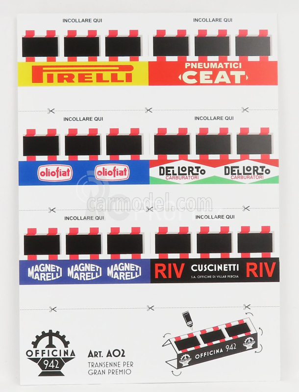 Officina-942 Accessories Transenne Per Gran Premio - Barriers For Gp 1:76 Různé