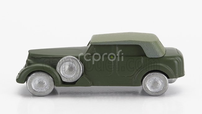 Officina-942 Alfa romeo 6c 2500 Cm Torpedo Cabriolet Closed 1942 1:76 Vojenská Zelená