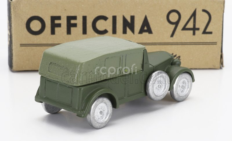 Officina-942 Bianchi Vm 6c Cabriolet Closed 1939 1:76 Vojenská Zelená