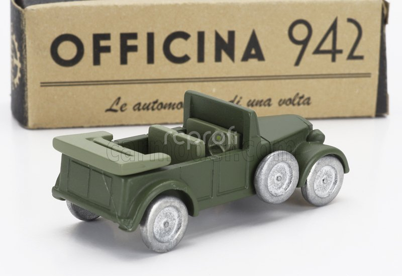 Officina-942 Bianchi Vm 6c Cabriolet Open 1939 1:76 Vojenská Zelená