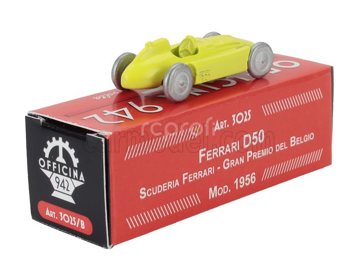 Officina-942 Ferrari F1  D50 1956 1:76 Žlutá