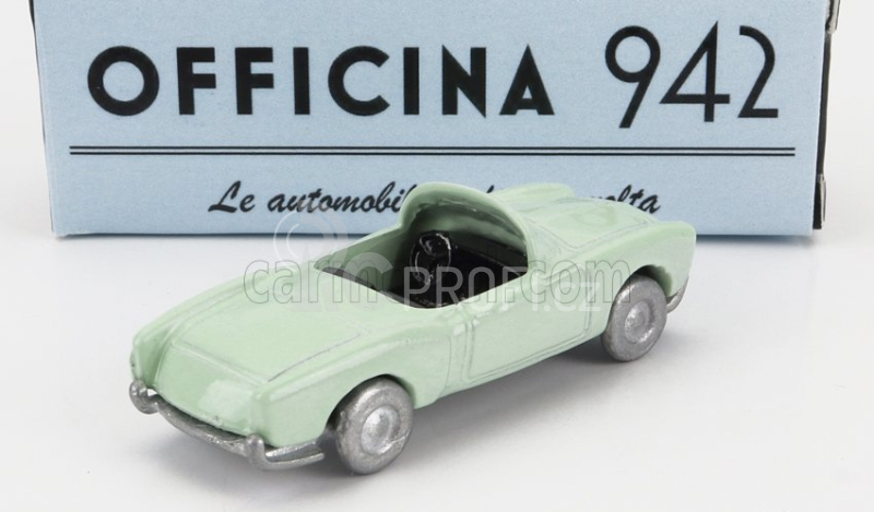 Officina-942 Fiat 1100/103 Tv Trasformabile Spider Open 1955 1:76 Světle Zelená
